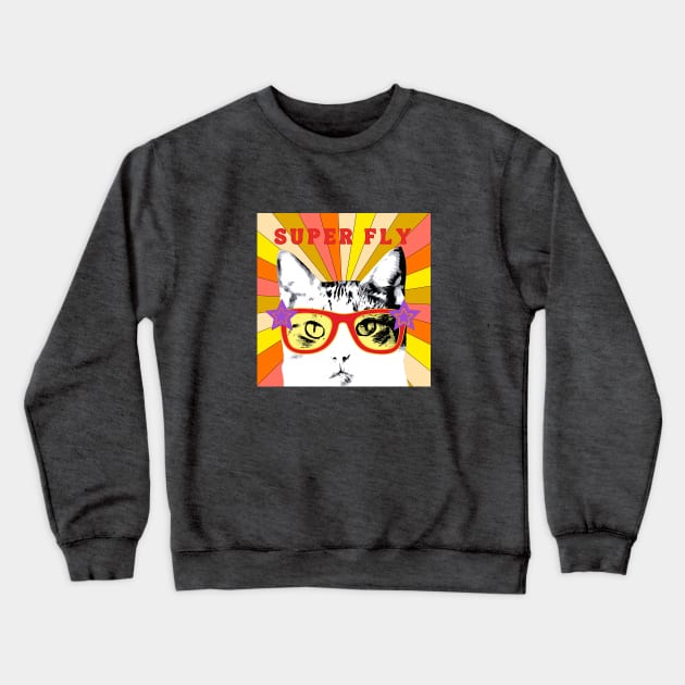 SuperFly Crewneck Sweatshirt by BeDazzleMe